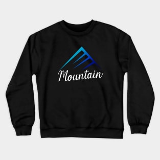 Mountain with gradient color Crewneck Sweatshirt